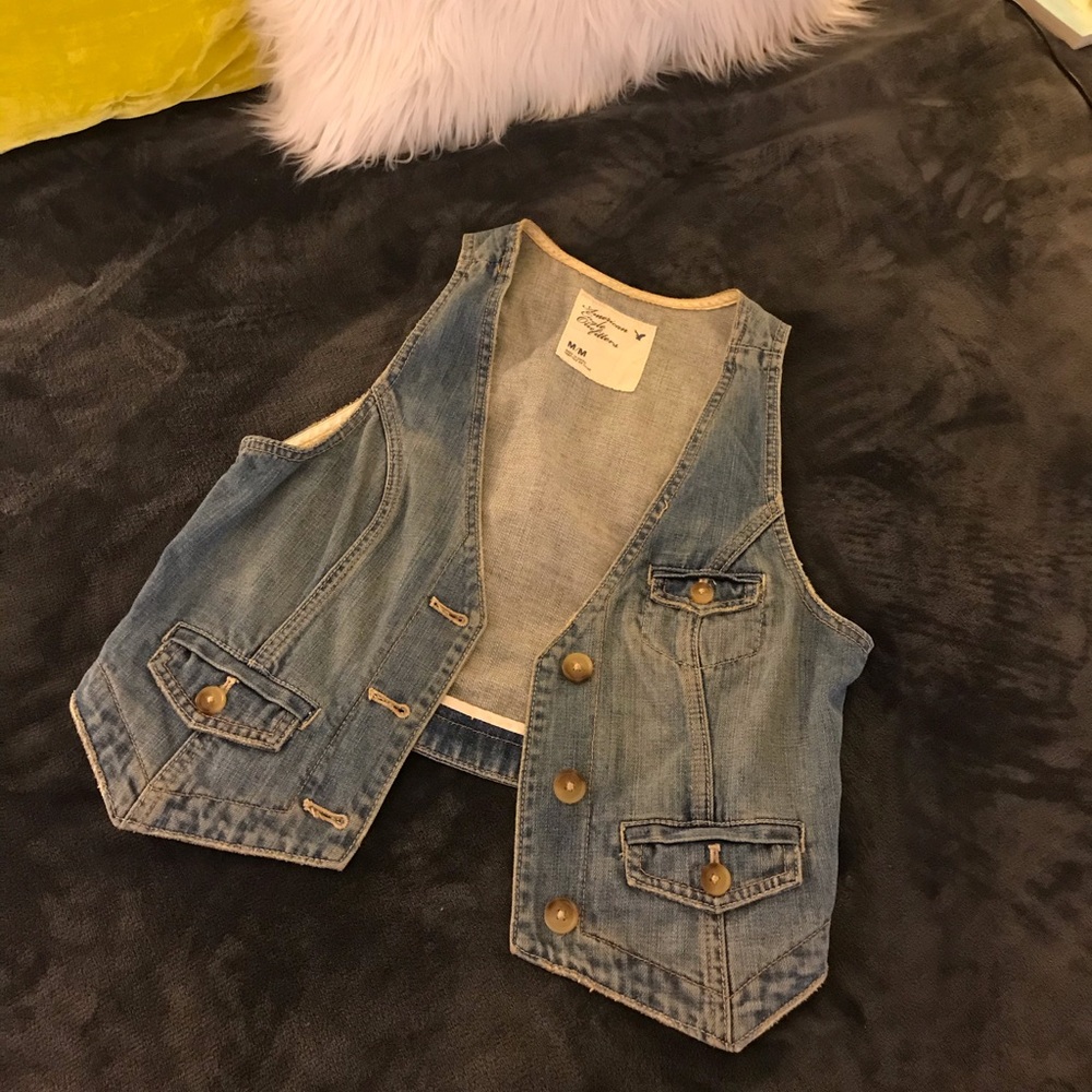 American Eagle Denim vest